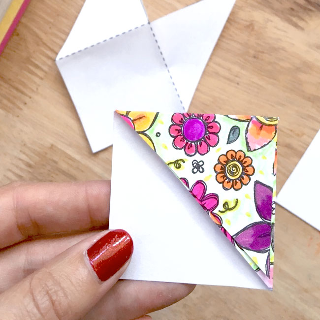 How to make origami bookmarks free printable