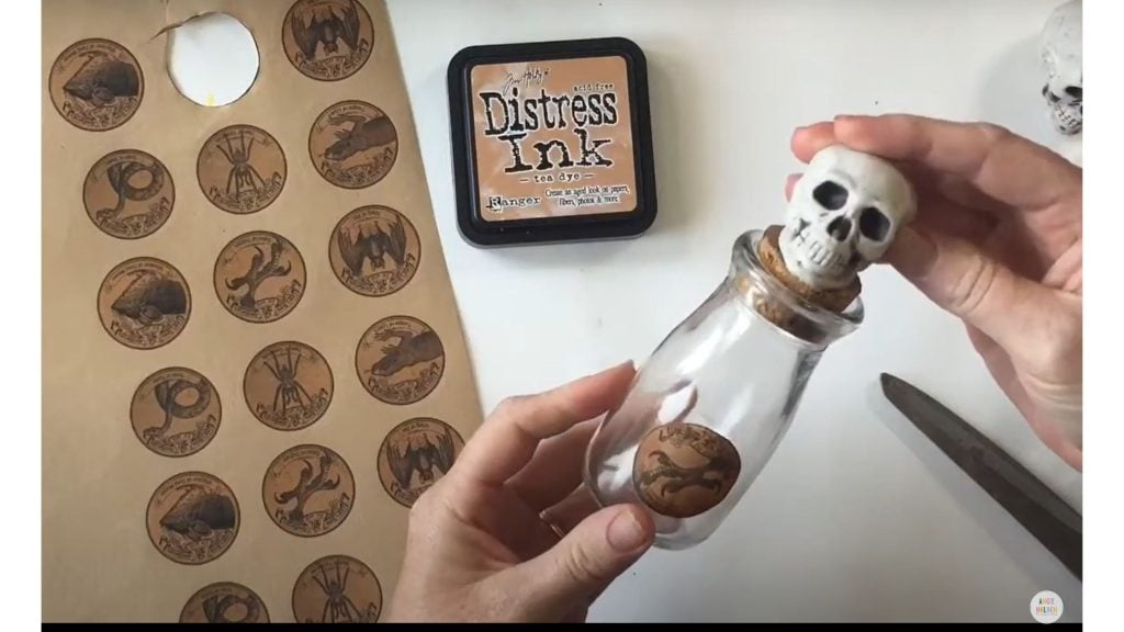 Finished potion bottle