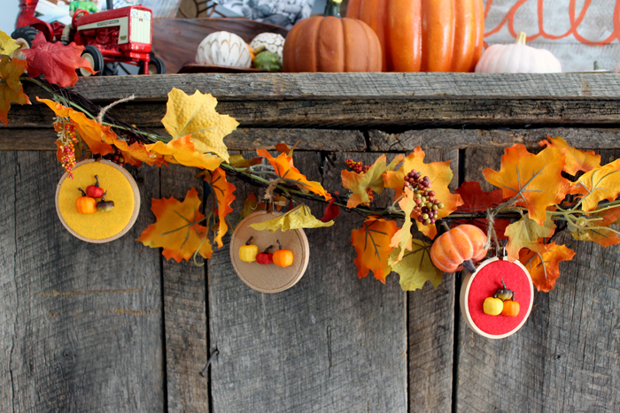 Fall Tray You Can Make with Buttons - Angie Holden The Country