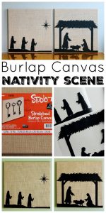 Burlap Canvas Nativity Scene - DIY Project - Angie Holden The Country ...