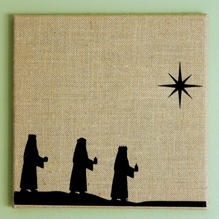 Burlap Canvas Nativity Scene - DIY Project - Angie Holden The Country ...