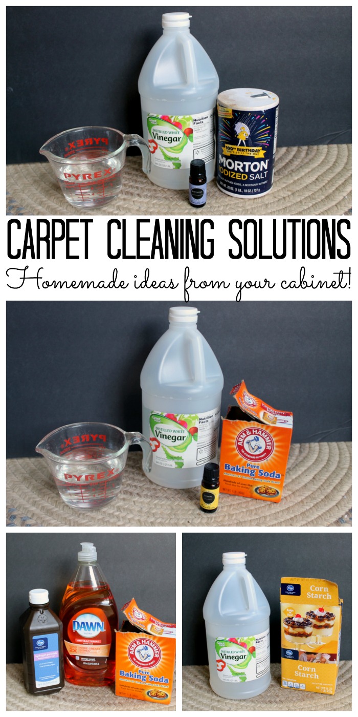 Homemade Carpet Cleaning Solutions From Your Cabinet The