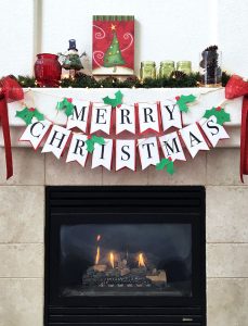 DIY Christmas Banner with Free Printable - Angie Holden The Country ...