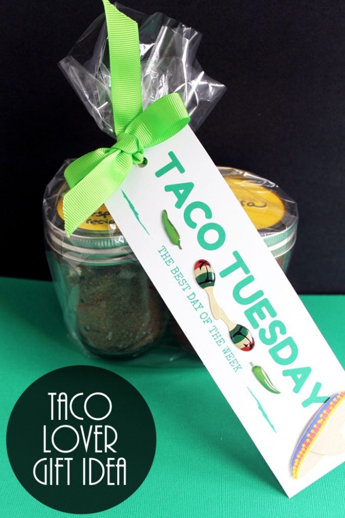 Taco Lover Gift Idea - a fun gift in a jar perfect for those hard to buy for people on your list!