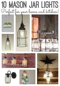 Mason Jar Kitchen Lights For Your Home The Country Chic Cottage   Mason Jar Kitchen Lights 210x300 