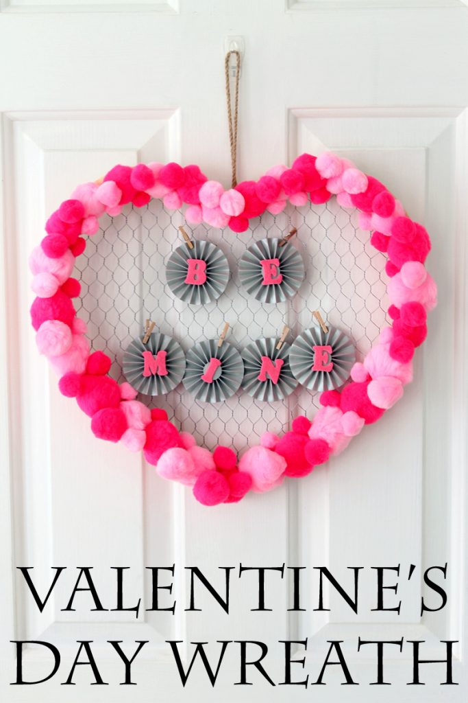 How to Make a Valentine's Day Wreath - Make and Takes