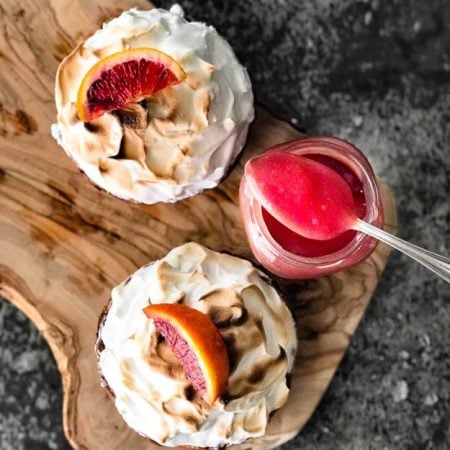 Blood Orange Meringue Pie by The Shabby Creek Cottage