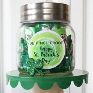 Green Themed Mason Jar Gift by Yesterday On Tuesday