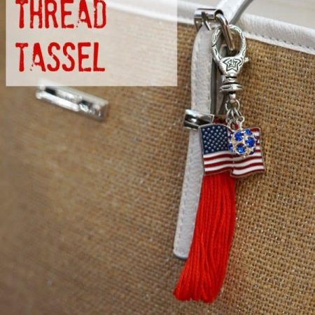 How to Make a Tassel Out of Embroidery Thread & Turn it Into a Purse Charm in 15 Minutes! {VIDEO} by Duck Tape and Denim