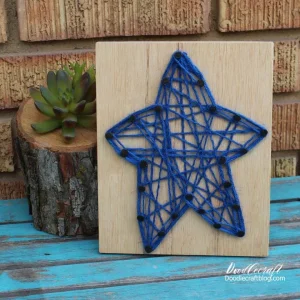 Patriotic String Art Star Craft Lightning! by Doodlecraft Blog