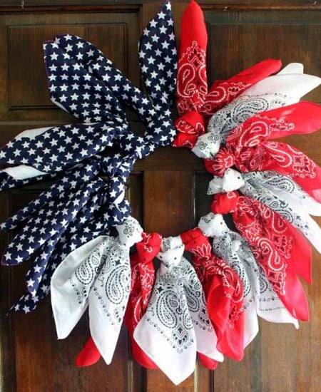 Heart Wreath Made with Burlap Ribbon - Angie Holden The Country Chic Cottage
