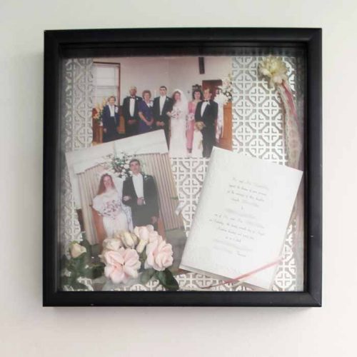 Wedding Shadow Box Keepsake - Angie Holden The Country Chic Cottage