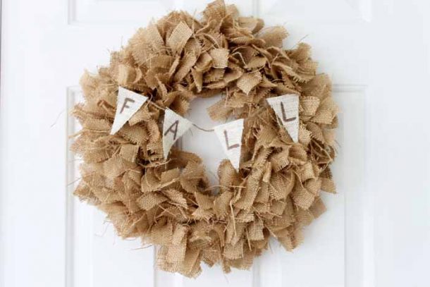 Diy Fall Burlap Wreath Tutorial The Country Chic Cottage 4745