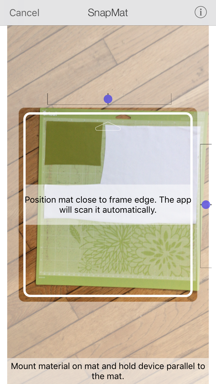 Use the SnapMat feature in Cricut Design Space to make it easier to use  scraps