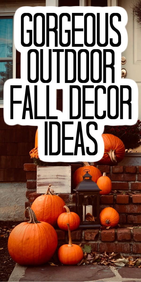 Easy Outdoor Fall Decor Inspiration - Angie Holden The Country Chic Cottage