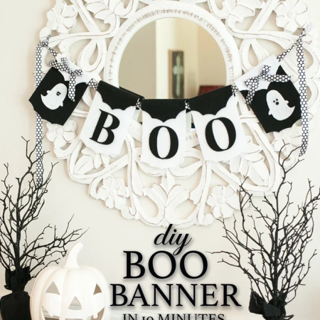 Boo Banner in 10 Minutes by Frog Prince Paperie