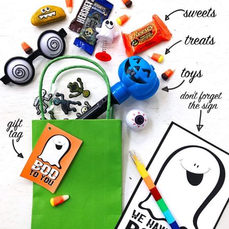 Make Your Own Boo Bags with Cricut by 100 Directions