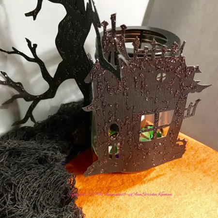 Haunted House Luminaries by Ann Makes