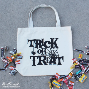 Trick or Treat Halloween Loot Bag by Doodlecraft