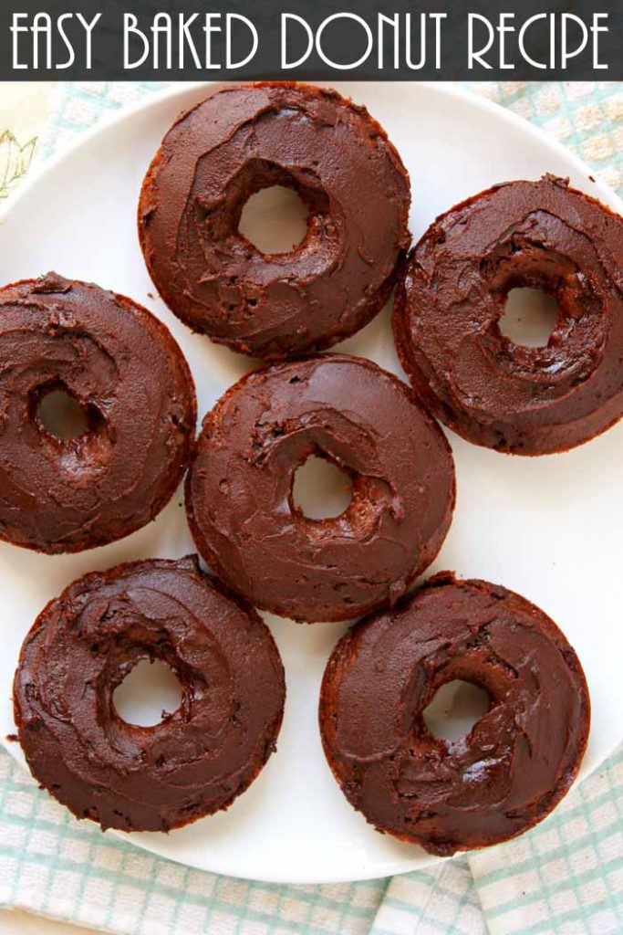 Easy Baked Donut Recipe: Chocolate Cake Donut - Angie Holden The