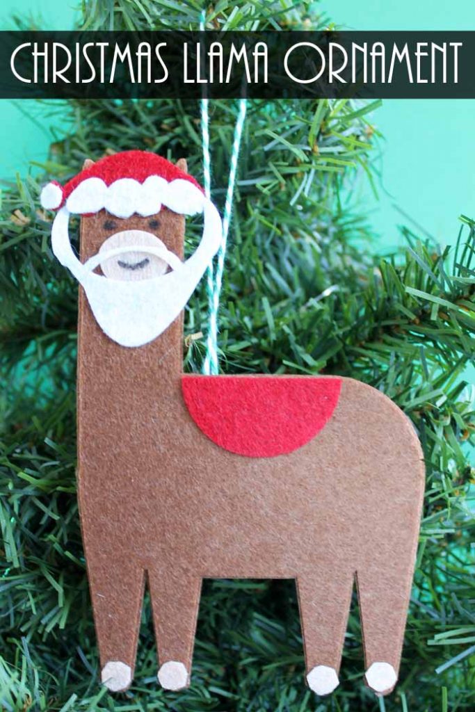 christmas llama ornament 