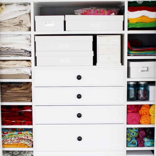 The Ultimate Craft Closet: Design and Installation - Angie Holden The ...