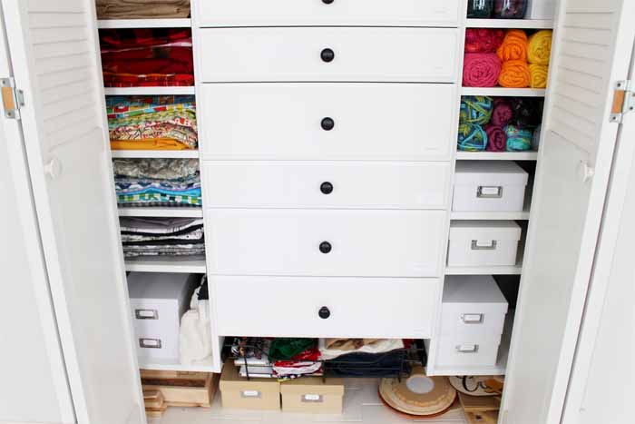 Craft Room Storage with Limited Space – HAWTHORNE AND MAIN