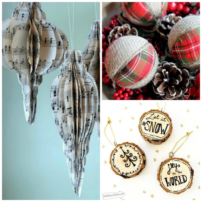 Country Christmas Ornaments 20 DIY Ideas For You Angie Holden The   Rustic Country Christmas Ornaments 