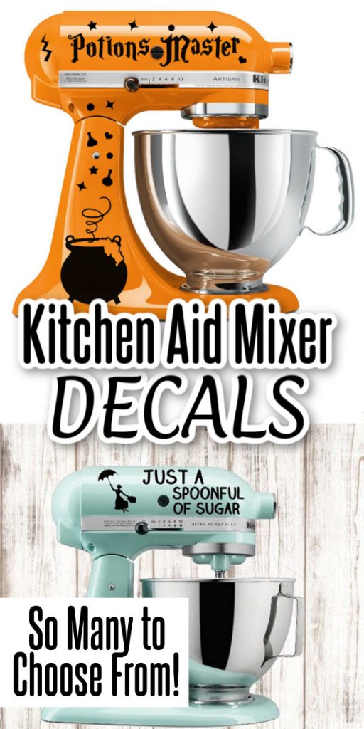 KitchenAid Mixer Decals: Decorate Your Stand Mixer! - Angie Holden