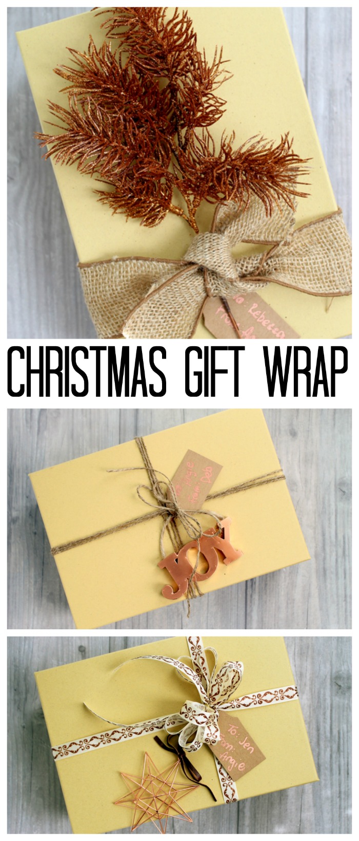 DIY Gift Wrap With Duct Tape Bow Tutorial - Angie Holden The Country Chic  Cottage