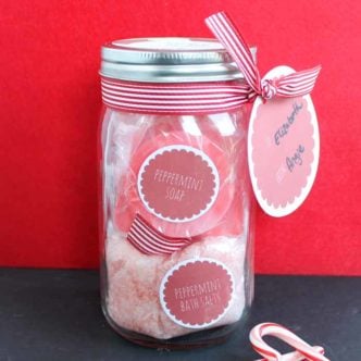 Easy DIY Peppermint Soap Gift in a Jar - Angie Holden The Country Chic ...