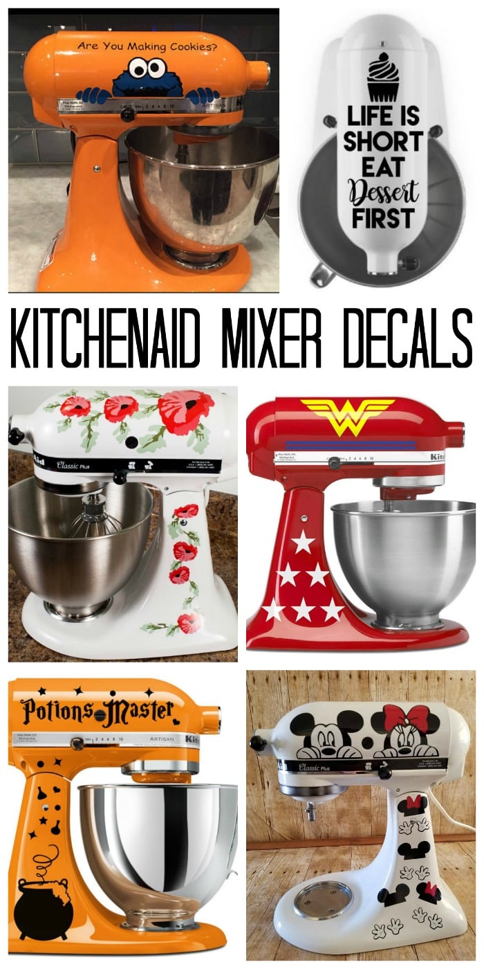 Kitchenaid Mixer Decal Sticker 