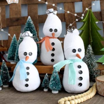 Sock Snowman: A Quick And Easy Craft Idea - Angie Holden The Country ...