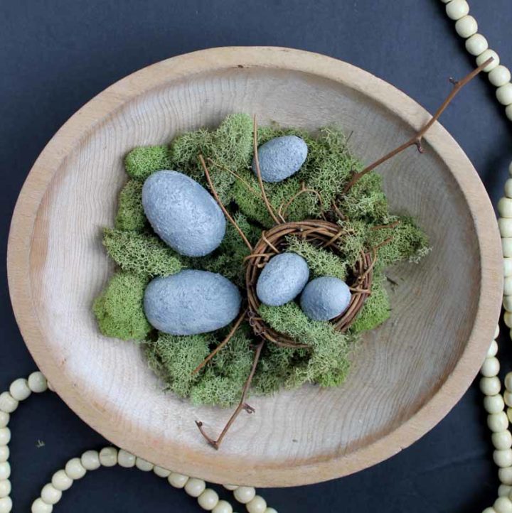 Faux Concrete Easter Eggs Cement Craft - Angie Holden The Country Chic ...