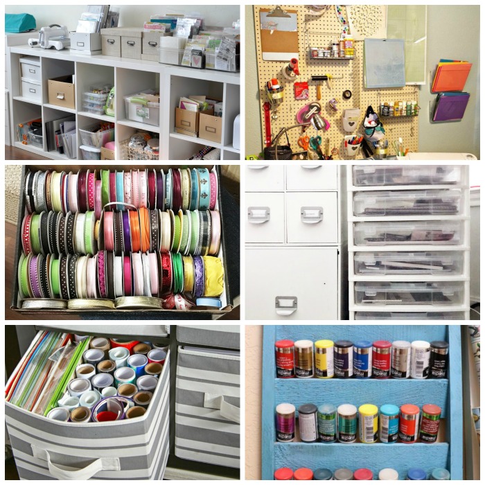 Craft supply organizer - Everyday Dishes & DIY