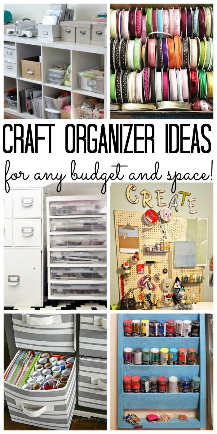 Craft Organizer: Hacks For Organizing Craft Supplies - Angie Holden The  Country Chic Cottage