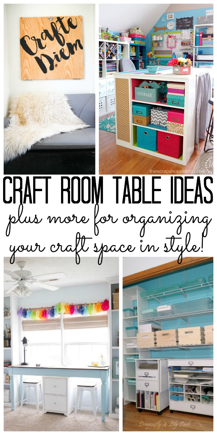 Organize Your Space: DIY Craft Table - Curbly