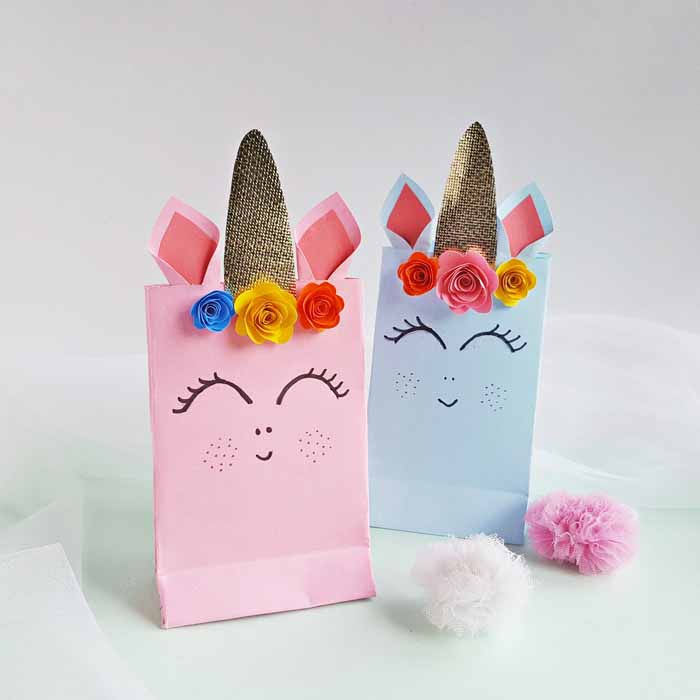 unicorn party bags with free template the country chic cottage