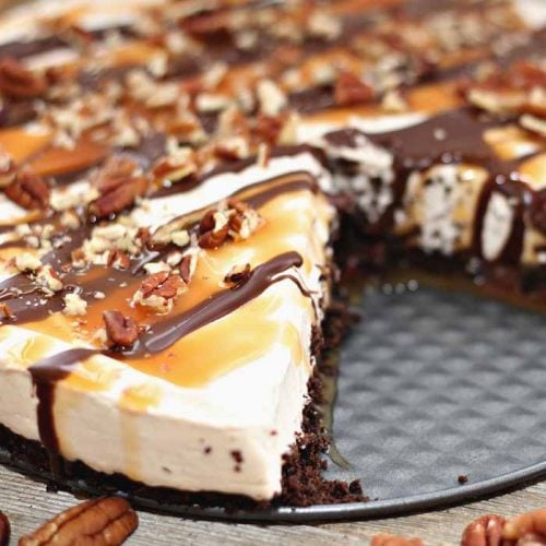 Turtle Cheesecake A Delicious No Bake Recipe The Country Chic Cottage