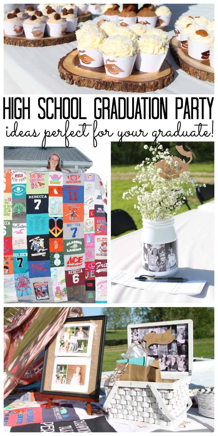 High School Graduation Party Ideas Angie Holden The Country Chic Cottage