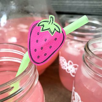 How To Make Cute Strawberry Decor With Cricut - Angie Holden The ...