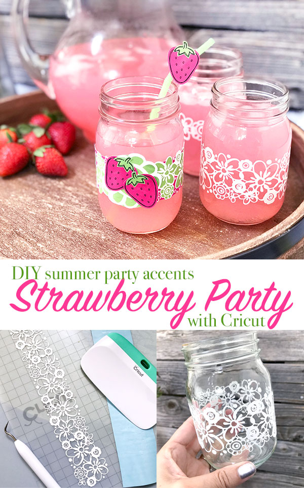 How To Make Cute Strawberry Decor With Cricut - Angie Holden The Country  Chic Cottage