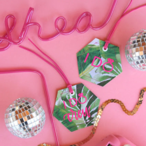 DIY Bachelorette Luggage Tags by Not So Cli Shea