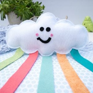 DIY Felt Cloud Wall Hanging The Kingston Home