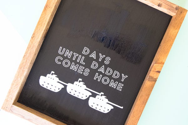 DIY Military Countdown with Cricut by See Lindsay