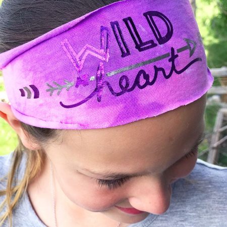 Make an Easy DIY T-shirt Headband by 100 Directions