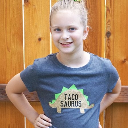 Kids Tacosaurus T-Shirt by Artsy Fartsy Mama