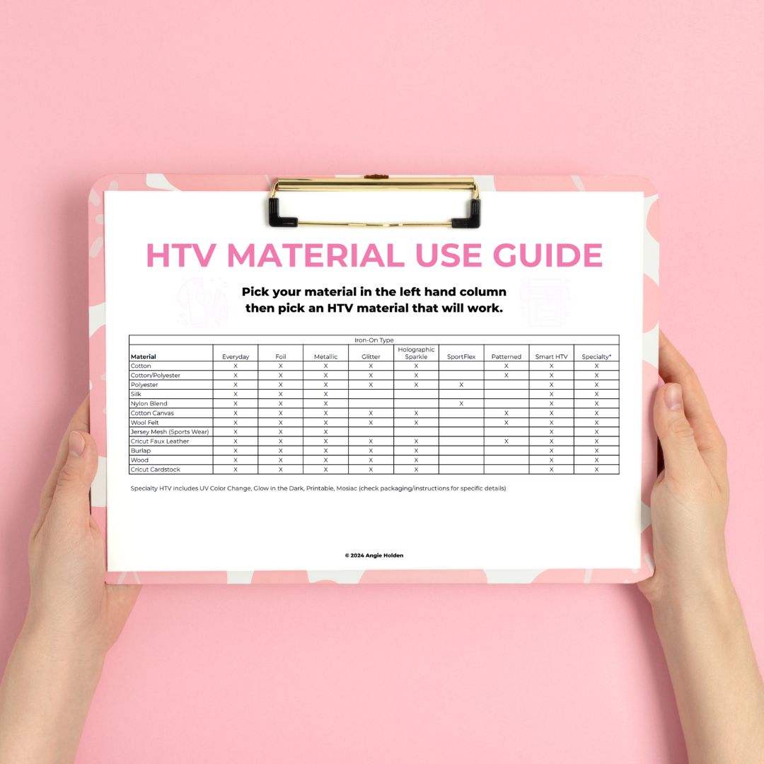 htv material use guide