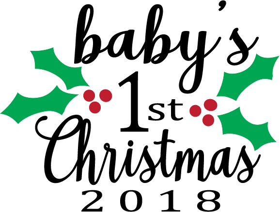 Baby's First Christmas Ornament Free SVG File - The ...