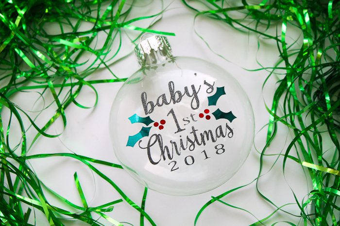 Download Baby's First Christmas Ornament Free SVG File - The ...